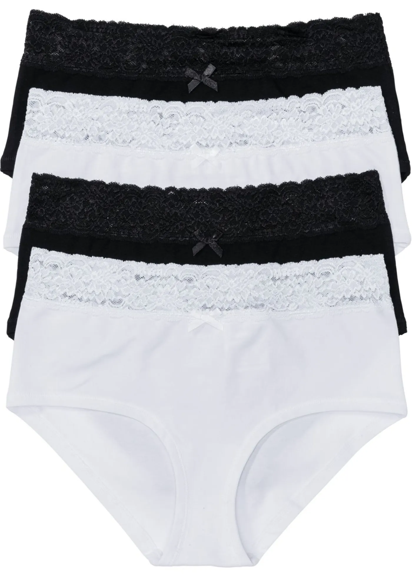 Hot Braga (4 unidades) Mujer Ropa Interior De Algodón|Básicos