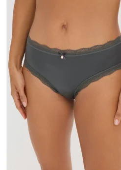 Sale Braga brasileña con efecto brillante (3 unidades) Mujer Lencería|Bragas