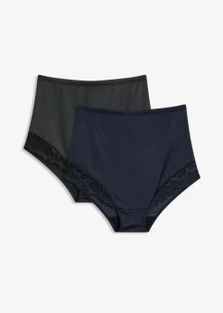 Discount Braga brillante y efecto moldeador medio (2 unidades) Mujer Ropa Interior Moldeadora|Bragas