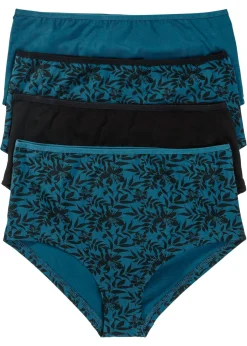 Braga con algodón orgánico (4 unidades) Mujer Ropa Interior De Algodón|Bragas