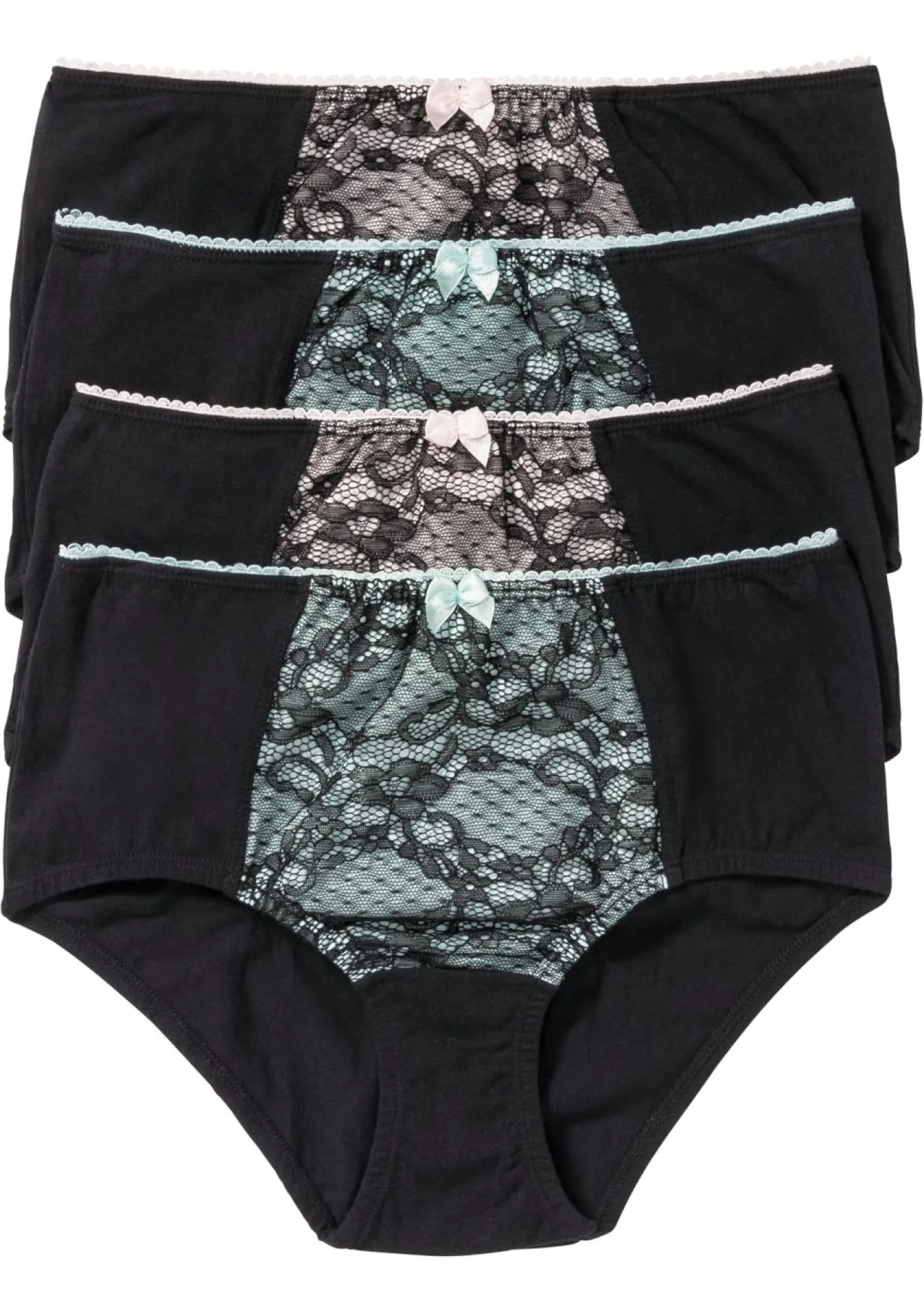 Clearance Braga con algodón orgánico (4 unidades) Mujer Ropa Interior De Algodón|Bragas