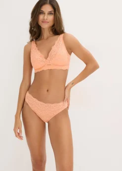 Best Braga con algodón orgánico suave y encaje Mujer Temática·Lencería De Primavera|Ropa Interior De Algodón