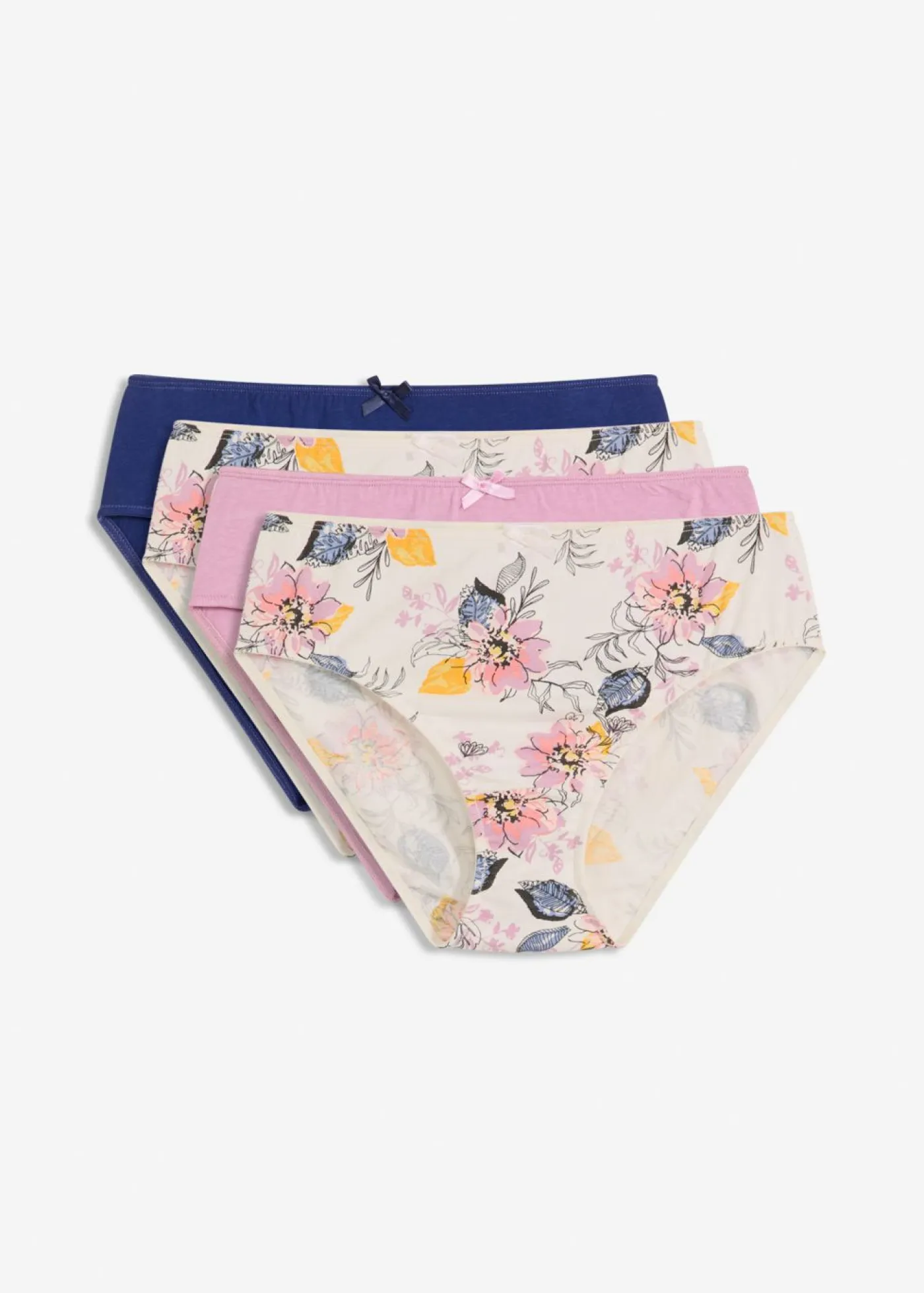 New Braga con algodón orgánico (4 unidades) Mujer Ropa Interior De Algodón|Bragas