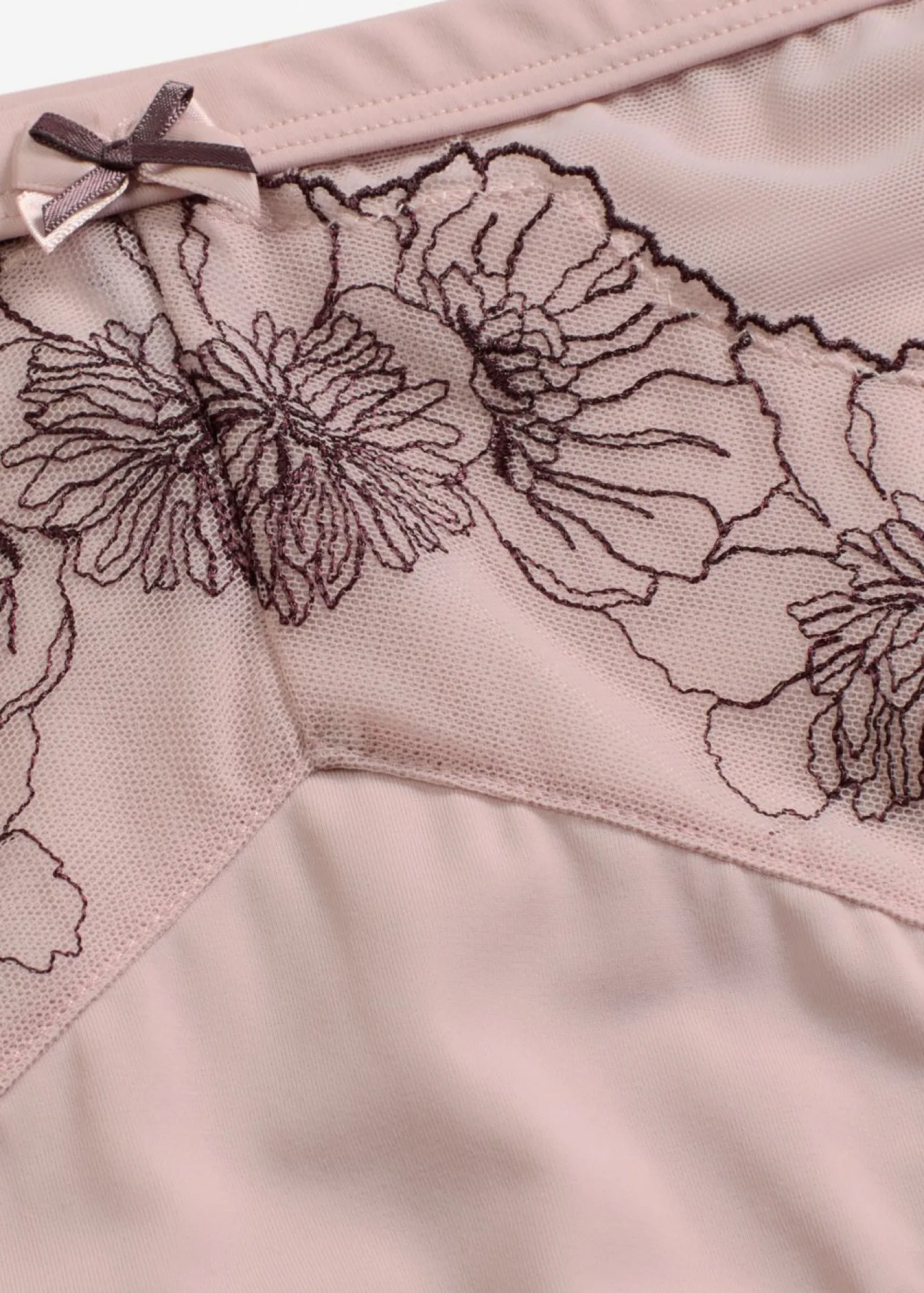 Clearance Braga con bordado delicado Mujer Lencería|Bragas