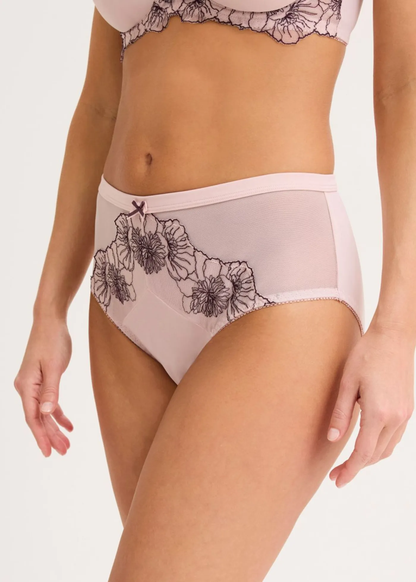 Clearance Braga con bordado delicado Mujer Lencería|Bragas