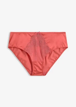 New Braga con bordado floral brillante Mujer Bragas
