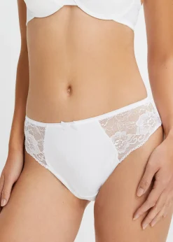 New Braga con encaje (4 unidades) Mujer Ropa Interior De Algodón|Bragas