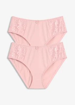 Online Braga con encaje delicado (2 unidades) Mujer Bragas