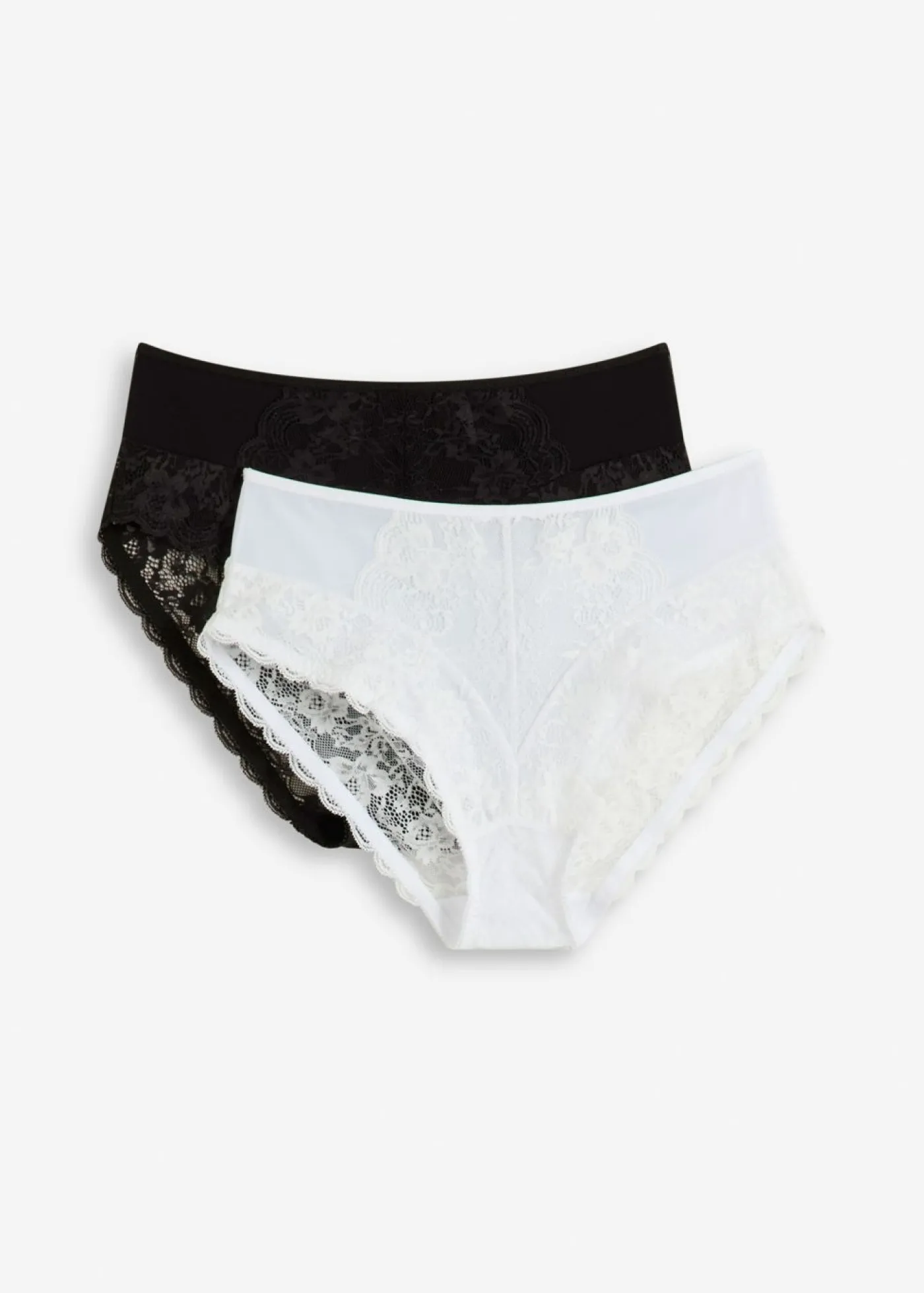 Sale Braga con encaje delicado (2 unidades) Mujer Lencería|Bragas