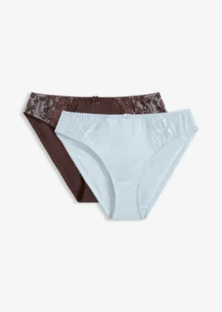 Discount Braga con encaje delicado (2 unidades) Mujer Lencería|Bragas