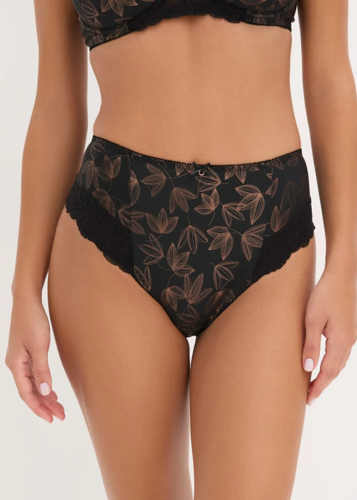 New Braga con estampado brillante Mujer Bragas