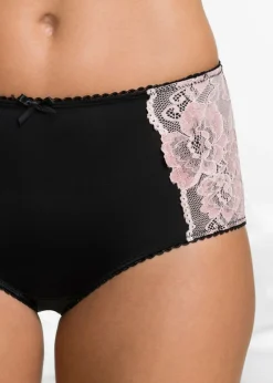 Clearance Braga de microfibra con encaje (3 unidades) Mujer Bragas