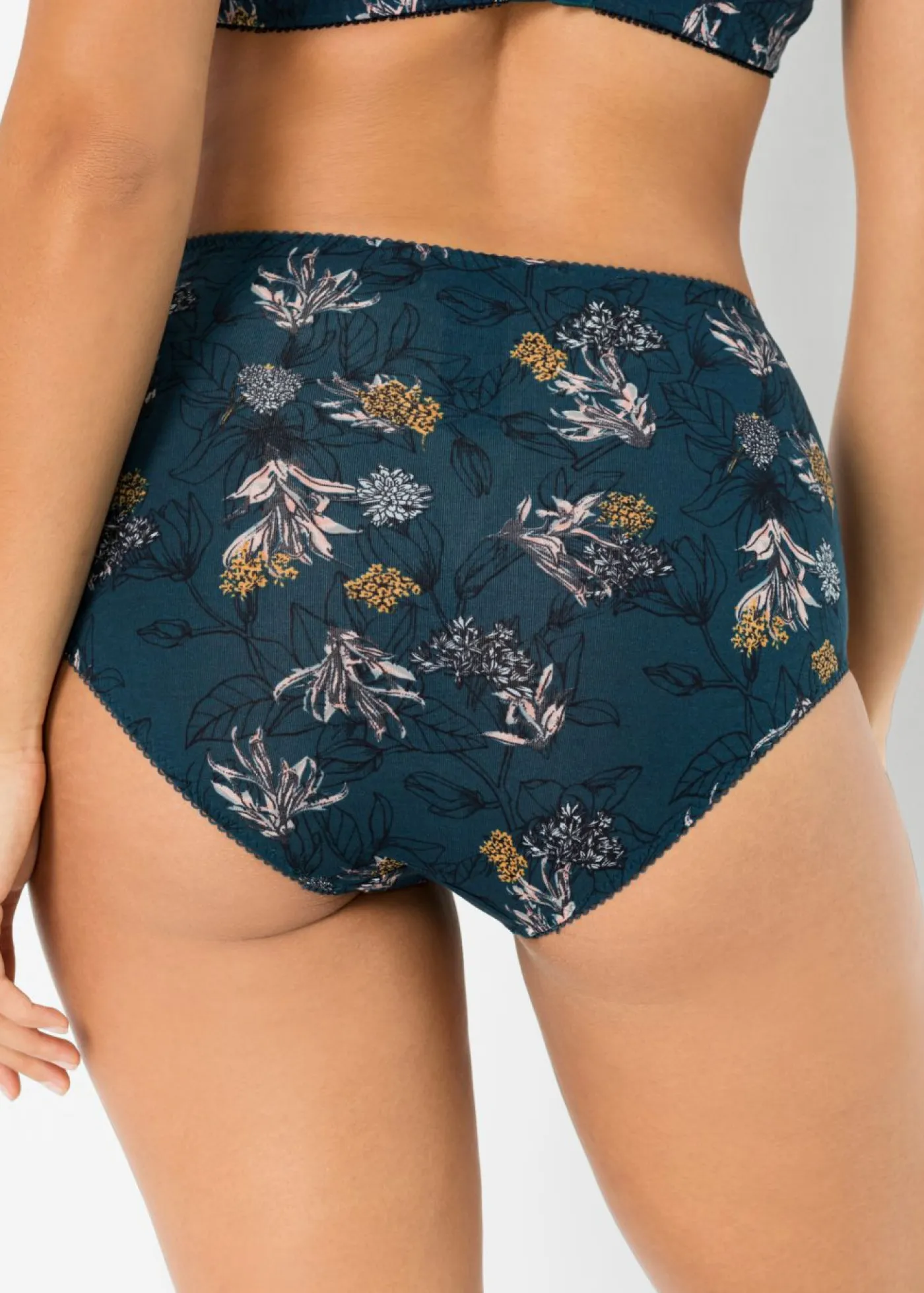 New Braga de talle alto con algodón orgánico (4 unidades) Mujer Ropa Interior De Algodón|Bragas