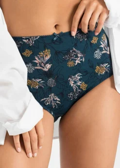 New Braga de talle alto con algodón orgánico (4 unidades) Mujer Ropa Interior De Algodón|Bragas
