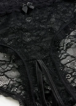 Clearance Braga de talle alto con abertura Mujer Lencería Sexy