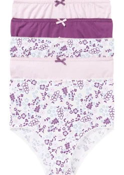 Discount Braga de talle alto (5 unidades) Mujer Ropa Interior De Algodón|Bragas