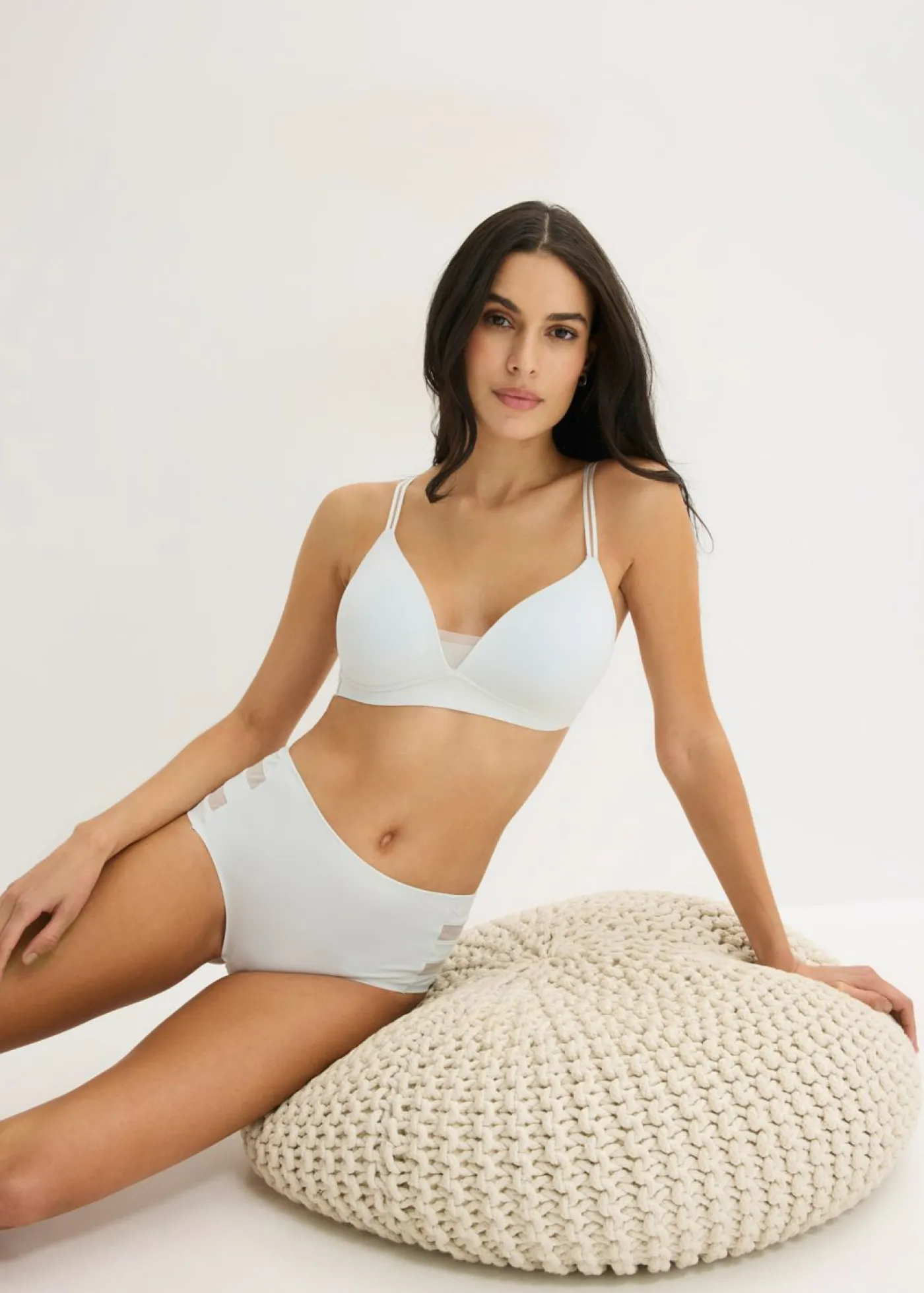 Braga Feel Comfort con corte láser (2 unidades) Mujer Sin Costuras|Bragas
