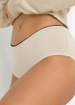 New Braga maxi (5 unidades) Mujer Ropa Interior De Algodón|Bragas
