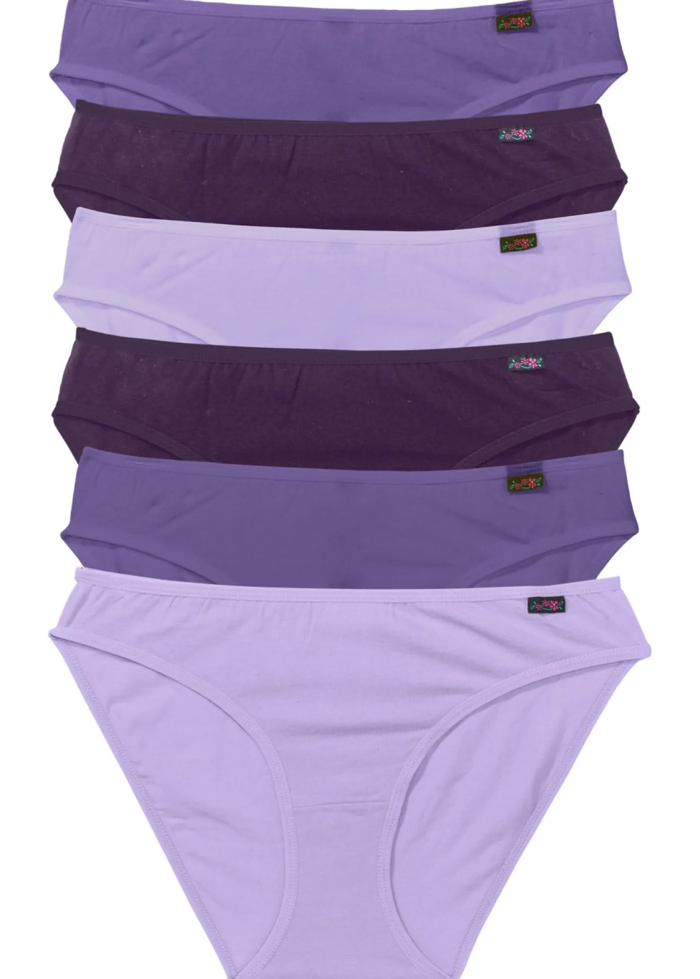 Bragas (6 unidades) Mujer Ropa Interior De Algodón|Básicos