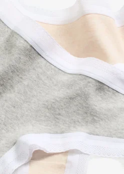 Braguita brasileña de encaje acanalado (4 unidades) Mujer Ropa Interior De Algodón|Bragas
