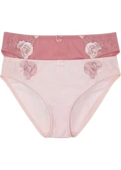 Clearance Braguita con bordado (2 unidades) Mujer Bragas