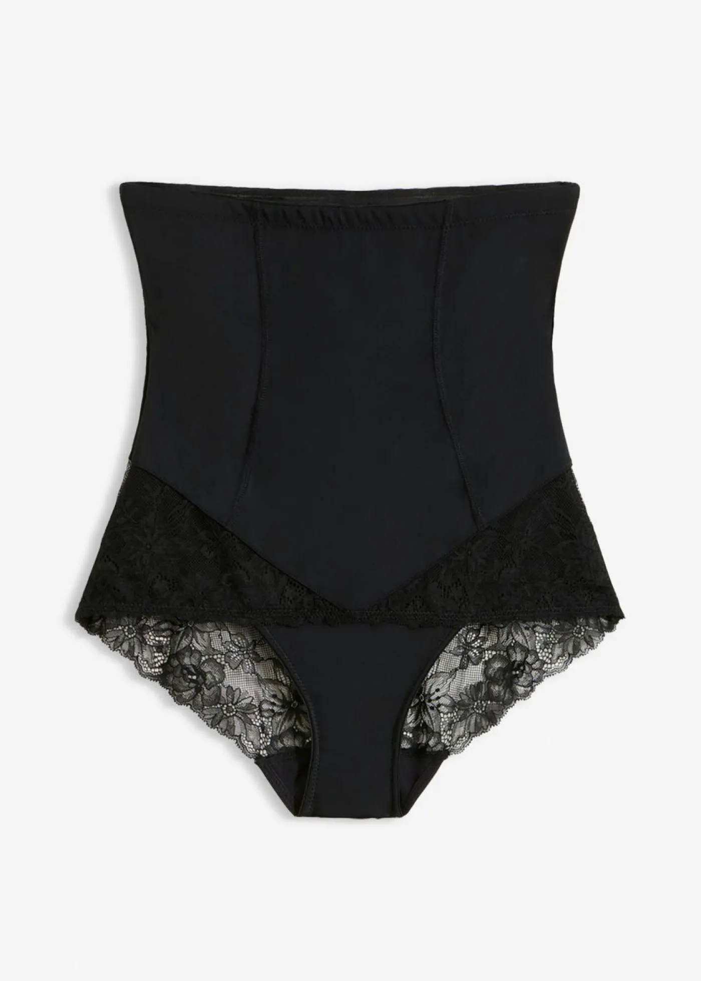 Online Braguita con efecto moldeador medio, talle alto y encaje Mujer Ropa Interior Moldeadora|Bragas