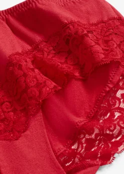 Sale Braguita con encaje (4 unidades) Mujer Ropa Interior De Algodón|Bragas