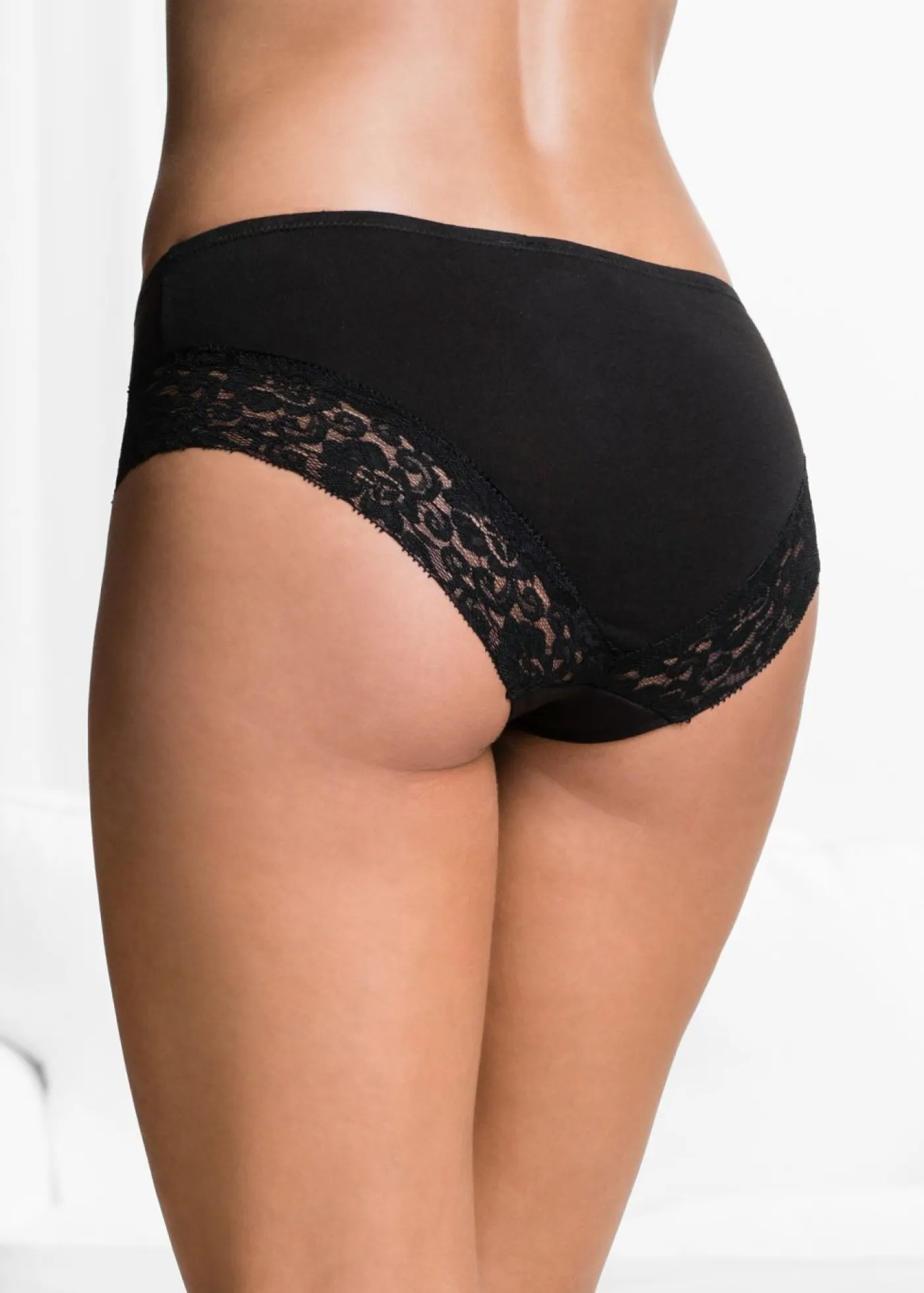 Braguita con encaje (4 unidades) Mujer Ropa Interior De Algodón|Bragas