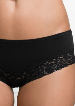 Braguita con encaje (4 unidades) Mujer Ropa Interior De Algodón|Bragas
