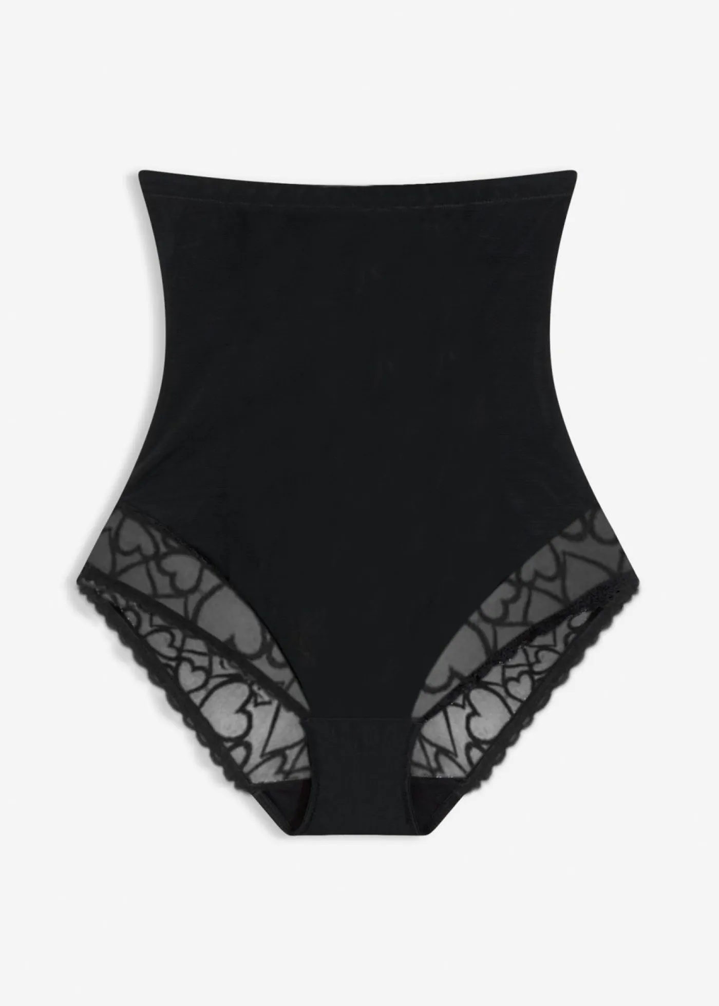 Hot Braguita con fuerte efecto moldeador y encaje de corazones Mujer Ropa Interior Moldeadora|Bragas