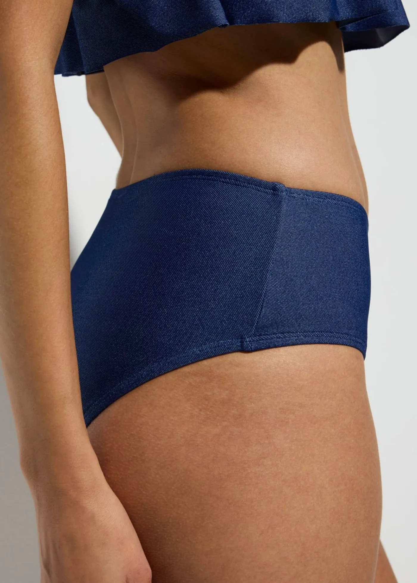 Sale Braguita de bikini con aspecto vaquero Mujer Conjuntos De Traje De Baño|Tankinis