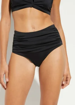 Hot Braguita de bikini highwaist con ligero efecto moldeador y fruncido Mujer Conjuntos De Traje De Baño|Vestidos Moldeadores