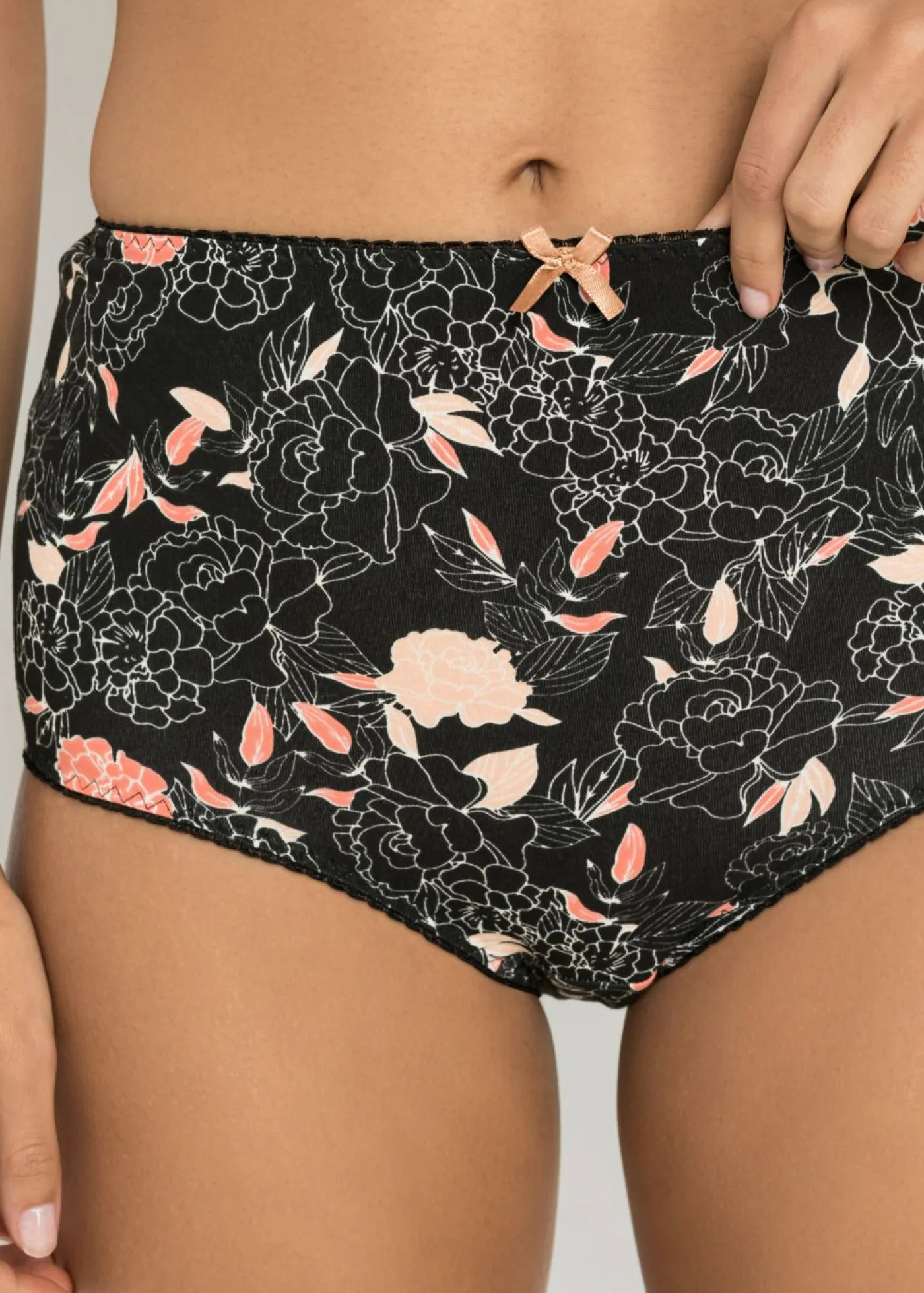 Best Braguita de talle alto (4 unidades) Mujer Ropa Interior De Algodón|Bragas