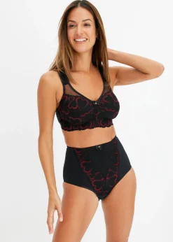 Clearance Braguita decorada con efecto moldeador medio Mujer Ropa Interior Moldeadora|Bragas