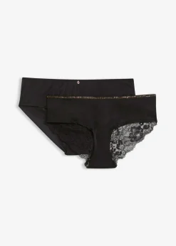 Outlet Braguita hipster de encaje elegante (2 unidades) Mujer Lencería|Bragas
