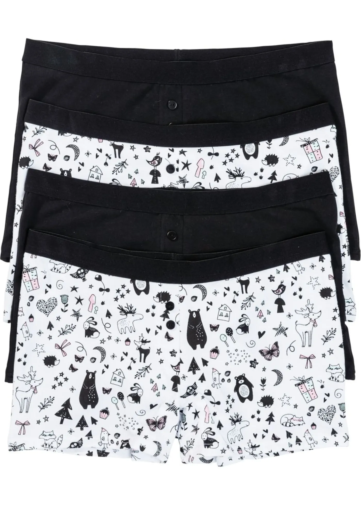 Sale Braguitas bóxer de mujer (4 unidades) Mujer Ropa Interior De Algodón|Bragas