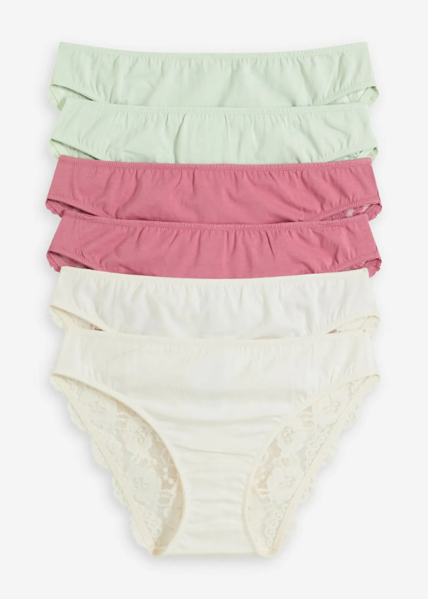 Clearance Braguitas con encaje (6 unidades) Mujer Ropa Interior De Algodón|Bragas