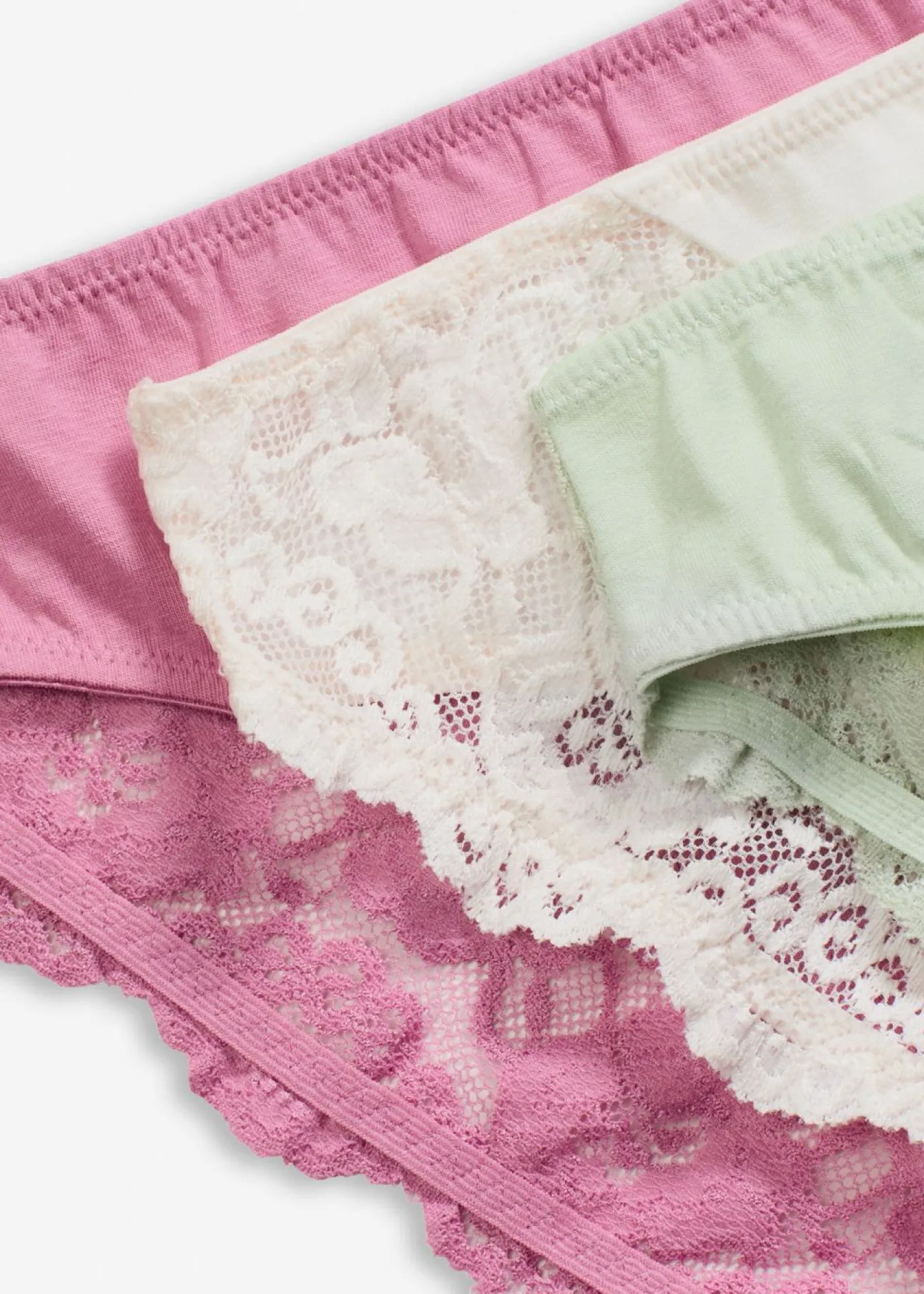 Clearance Braguitas con encaje (6 unidades) Mujer Ropa Interior De Algodón|Bragas