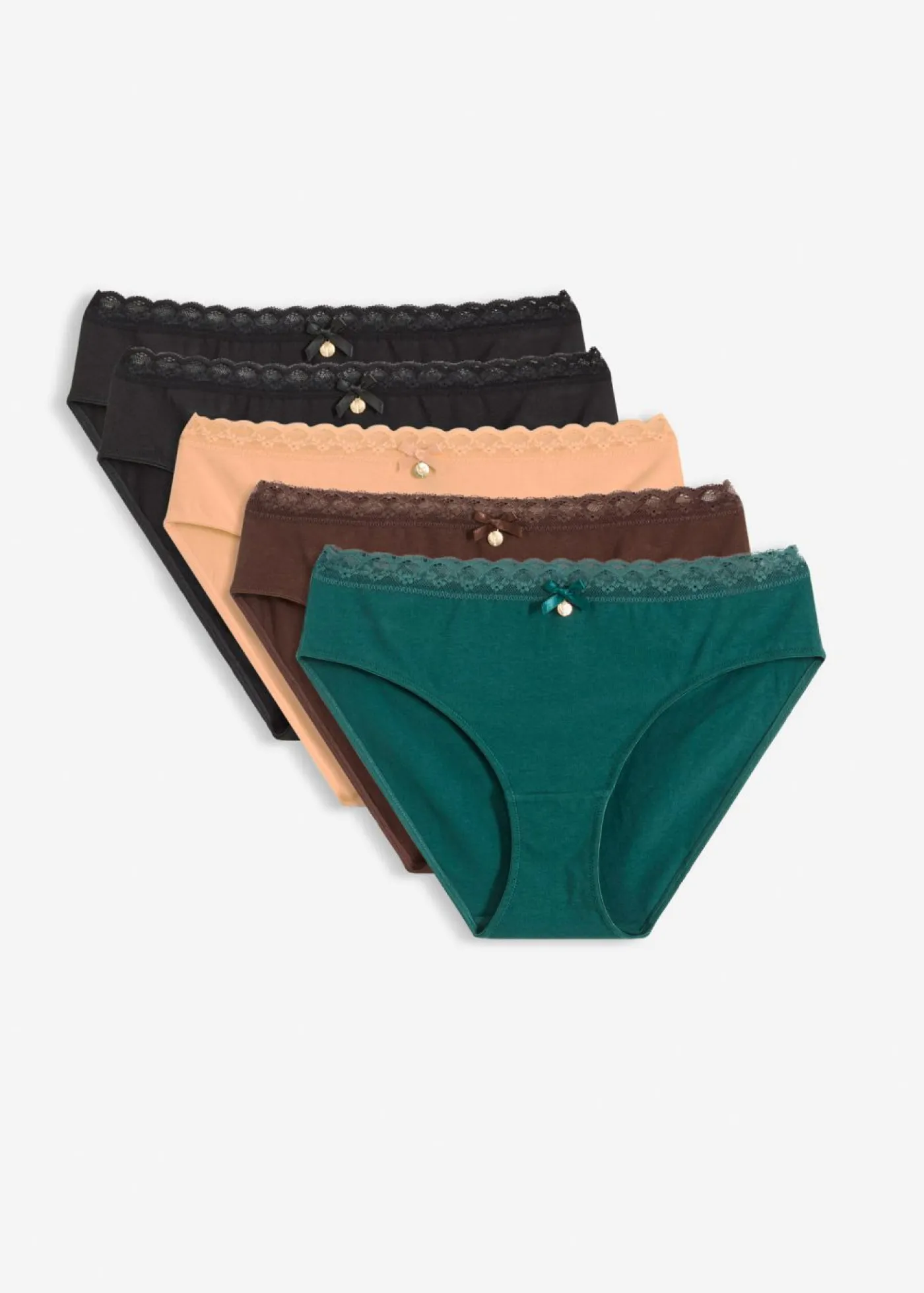 Online Braguitas con encaje (5 unidades) Mujer Temática·Lencería De Primavera|Ropa Interior De Algodón