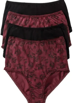 Sale Braguitas de talle alto con algodón orgánico (4 unidades) Mujer Ropa Interior De Algodón|Bragas