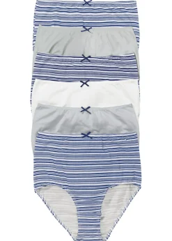 Discount Braguitas de talle alto (6 unidades) Mujer Ropa Interior De Algodón|Bragas