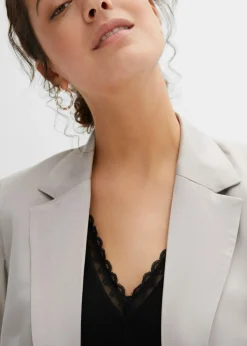 New Bralette de canalé de algodón orgánico con encaje Mujer Ropa Interior De Algodón|Sujetadores