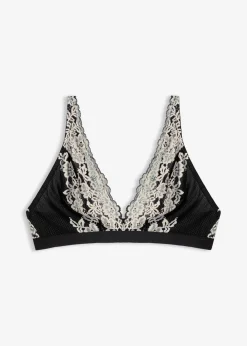 New Bralette de encaje bicolor Mujer Lencería|Sujetadores De Copa E A H