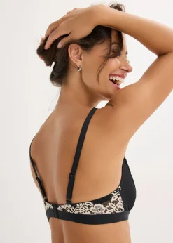 New Bralette de encaje bicolor Mujer Lencería|Sujetadores De Copa E A H