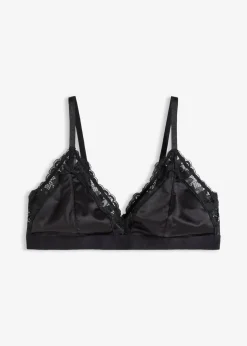 Outlet Bralette de material brillante Mujer Sujetadores|Lencería