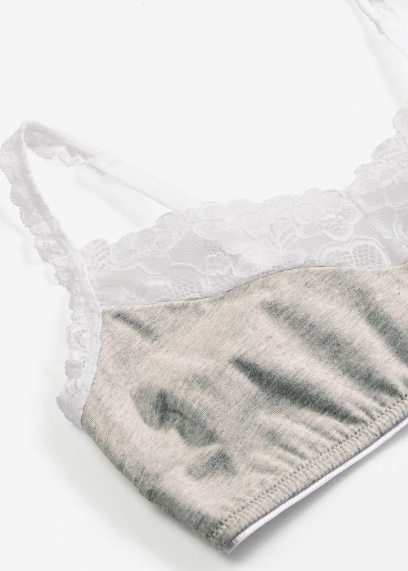 Best Bralette sin aros con algodón y encaje Mujer Ropa Interior De Algodón|Sujetadores