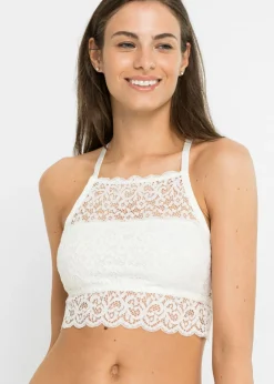 Outlet Bustier con encaje elástico Mujer Lencería|Sujetadores