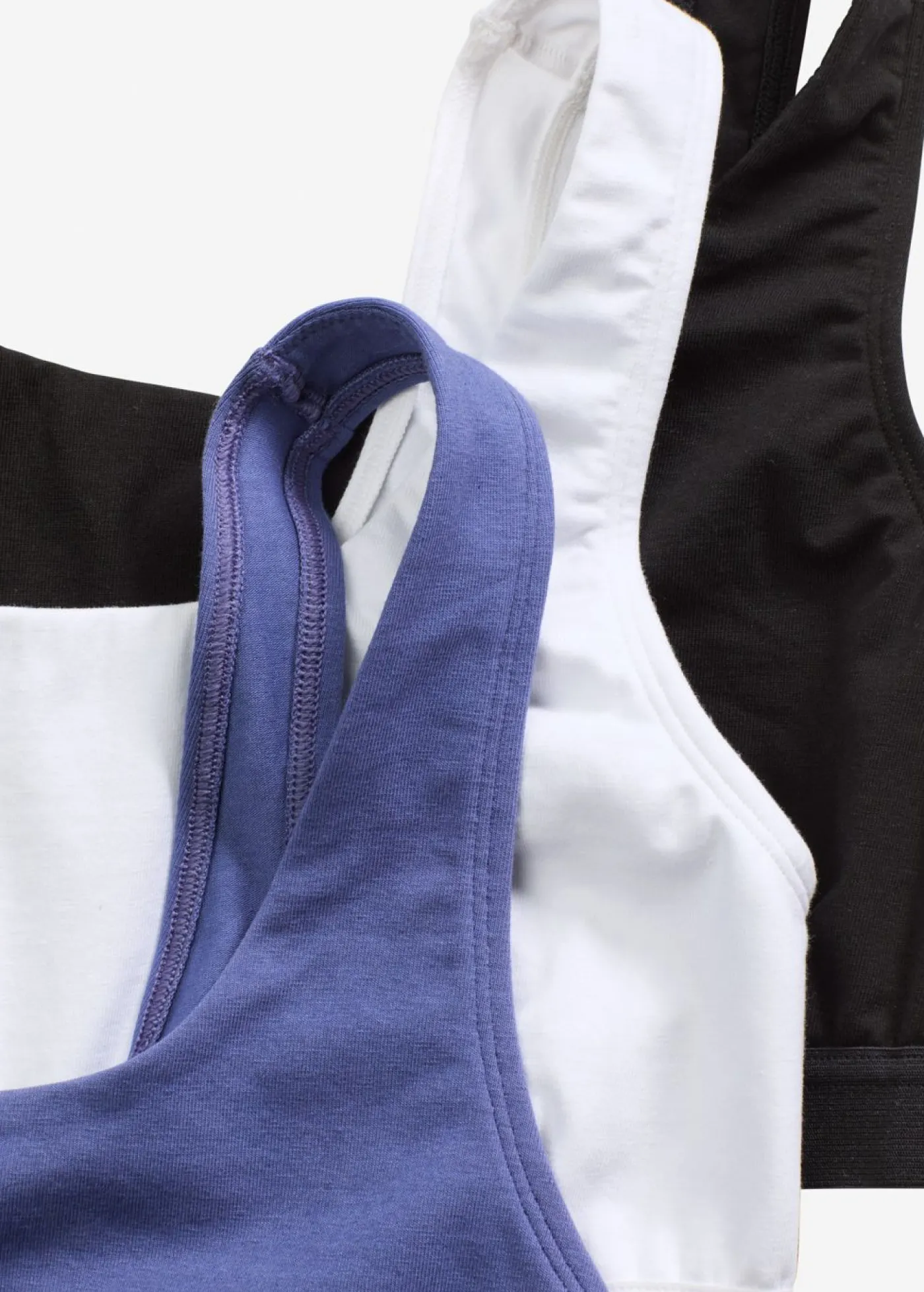 Sale Bustier de algodón orgánico (3 unidades) Mujer Ropa Interior De Algodón|Ropa Interior Deportiva