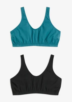 Clearance Bustier de algodón (2 unidades) Mujer Básicos|Ropa Interior De Algodón