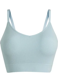 Bustier Feel Comfort sin costuras de canalé Mujer Sin Costuras|Sujetadores